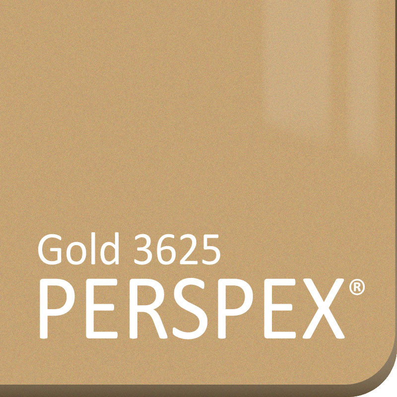 Gold Perspex Metallic 3625