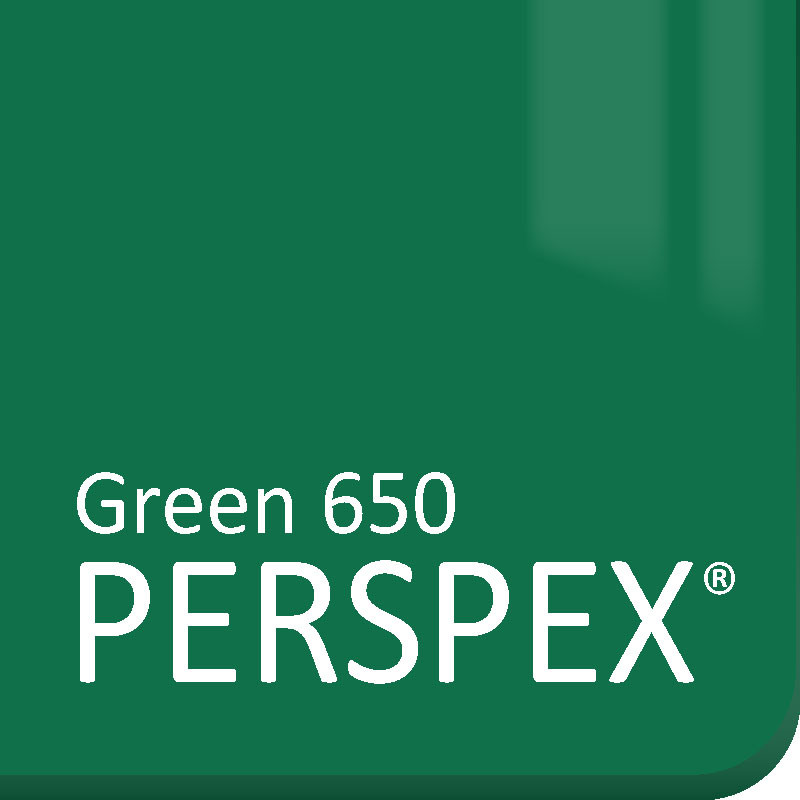 Green 650 Perspex