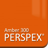 Amber 300 Perspex