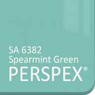 Spearmint Green SA 6382 Perspex