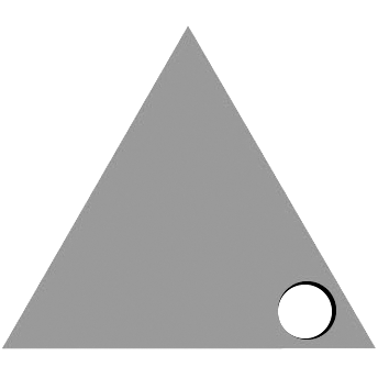 Right Triangle Hole