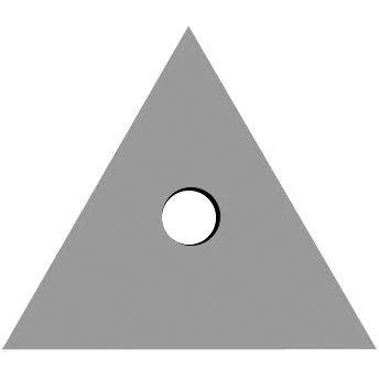 Triangle Center Hole